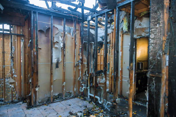 Professional Soot Cleanup technician working in Akron, PA